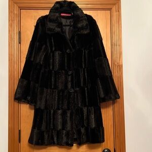 Elegant Faux Fur Coat Size L from Kristen Blake
